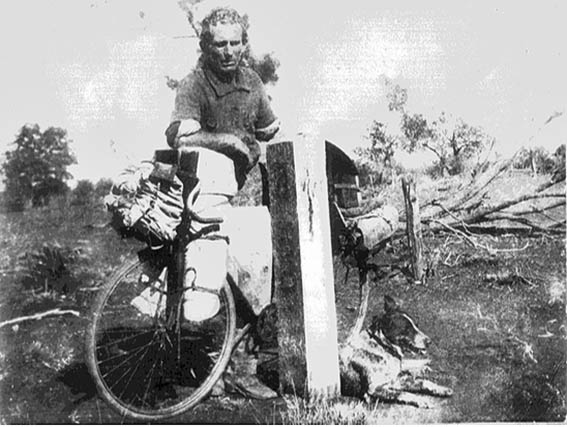 2573306-DRD003a-Birtles_south_of_Bourke_on_one_of_his_many_record_breaking_bike_trips